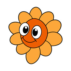 Anemone Cartoon vector