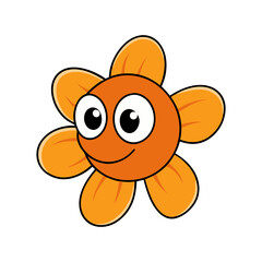 Anemone Cartoon vector