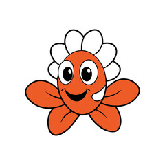 Anemone Cartoon vector