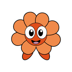 Anemone Cartoon vector