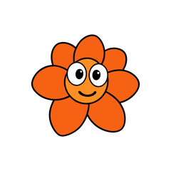 Anemone Cartoon vector