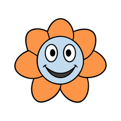 Anemone Cartoon vector