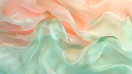 Obraz premium Abstract Pastel Drape Wallpaper