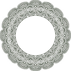 Beautiful flower art and mandala vector design