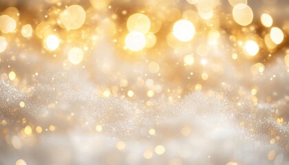 Obraz premium Sparkling Gold and Silver Festive Background