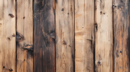 Fototapeta premium A close-up of an old, rustic wooden texture.