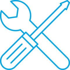 Fix icon single vector illustration