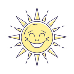 sunburst with smiley vector icon, sunburst with smiley vector illustration - simple illustration of sunburst with smiley, perfect for logos,and sunburst with smiley -themed designs.