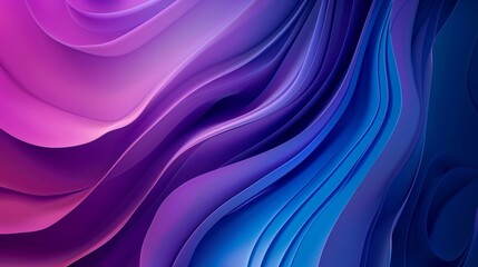 Obraz premium Abstract Purple Blue Wave Wallpaper