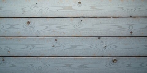 Obraz premium A Detailed Close-Up View of Light Gray Painted Wooden Planks with Visible Grain and Subtle Imperfections