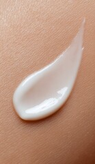 white cream on fair skin. Skincare and wellness photography