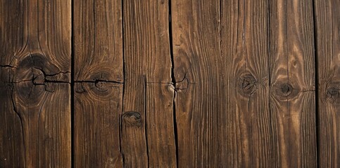 Obraz premium Dark Wood Texture Background Surface Top View. Old and Weathered. Detailed Grain Texture. Natural Organic Texture. Deep Dark Tones. Ideal for Rustic or Vintage Backgrounds. Textured Designs Template
