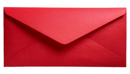 red envelope isolated background, vibrant crimson stationery for elegant invitations, gift cards, or special occasions
