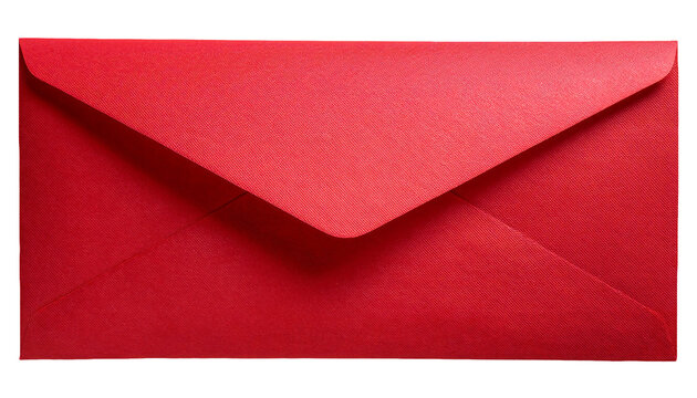 red envelope isolated background, vibrant crimson stationery for elegant invitations, gift cards, or special occasions
