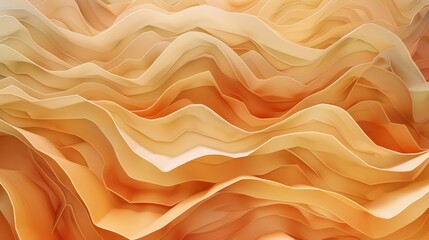 Obraz premium Abstract Orange Wave Pattern Wallpaper