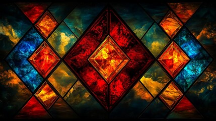 Diamond Repeating Motifs with Geometric Precision