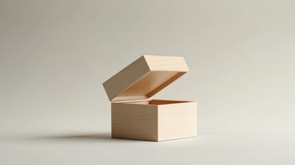 Empty Light Wooden Box - A Simple Gift