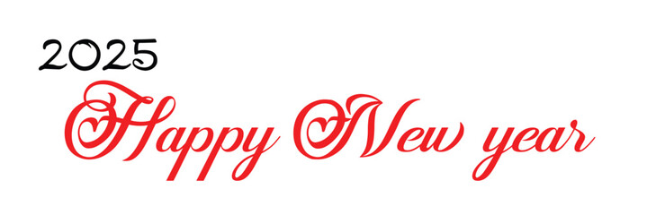 2025 Happy New Year design .