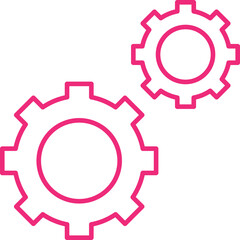 Setting icon single vector illustration