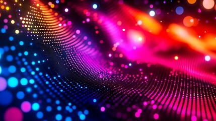 Fototapeta premium Abstract Dot Matrix Backgrounds with Modern Geometric Design