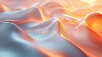 Obraz premium Abstract Background - Flowing Waves of Color and Light