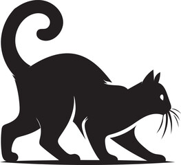 black cat silhouette
