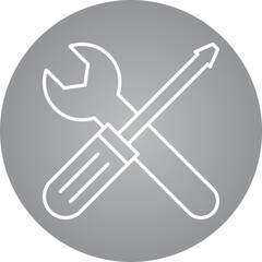 Fix icon single vector illustration