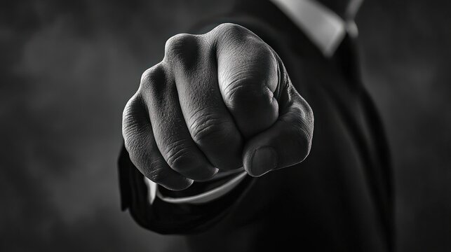 Black and white motivational poster, bold text, clean layout, and an inspiring message with sharp clarity