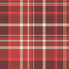 Stylish red and brown plaid pattern.  Perfect for textile design, apparel,  wrapping paper, or website backgrounds.  Clean lines and a modern aesthetic create versatile design options.