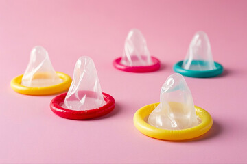 condom studio isolated - safe sex concept