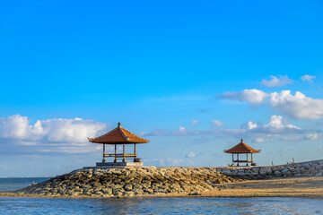 A Gazebo on the Beach in Sanur Bali