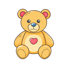 teddy bear vector icon, teddy bear vector illustration - simple illustration of teddy bear, perfect for logos,and teddy bear -themed designs.