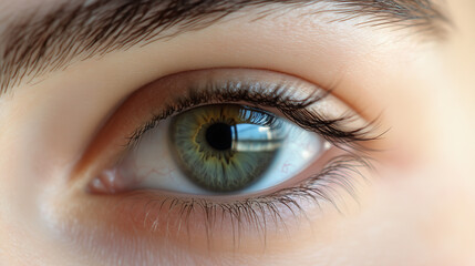 Obraz premium Close up on a female eye sight