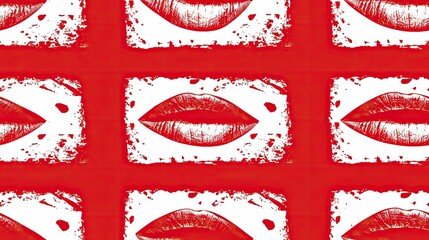 Lipstick Kiss Print