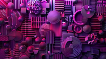 Obraz premium Abstract Geometric Wallpaper Design