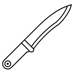  utility blade  line art vector illustration