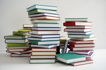 Fototapeta premium Book Stack Images Background hd