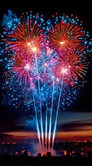 fireworks on the river