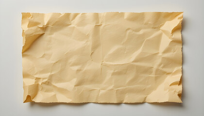 Obraz premium Wrinkled Beige Paper Texture Background