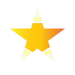 Obraz premium golden star icon