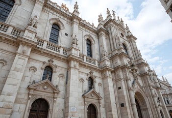 Fototapeta premium Details of the Jerónimos Monastery in Lisbon, Portugal