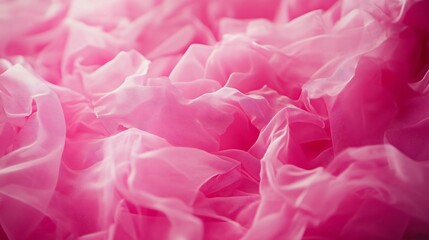 Abstract Pink Tulle Fabric Texture Background