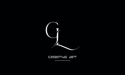 LG, GL, L, G abstract letters logo monogram
