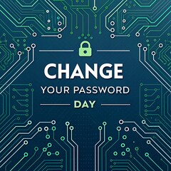 Change your password day celebration design