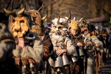 Masquerade festival in Sofia, Bulgaria