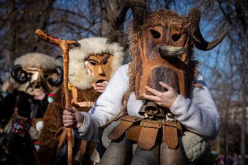 Masquerade festival in Sofia, Bulgaria