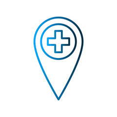 Medical icon design template