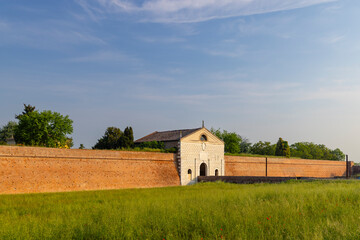 Obraz premium The walls of Sabbioneta, UNESCO World Heritage site, Lombardy, Italy