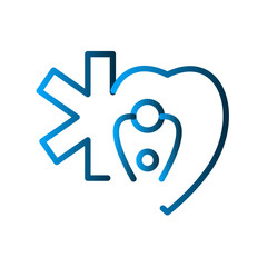 Medical icon design template