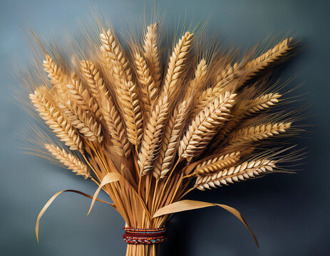 A didukh is a Ukrainian Christmas decoration; made from a sheaf of wheat, it is a symbolic sacrifice taken from the autumn harvest.